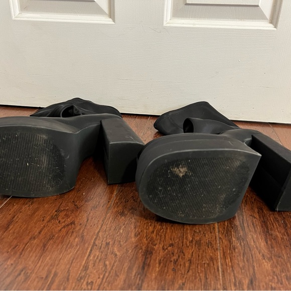 Steve Madden Cypress satin boots women’s size 10 black - Picture 7 of 9